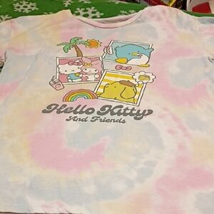 Hello Kitty Pastel Tie-Dye Tee